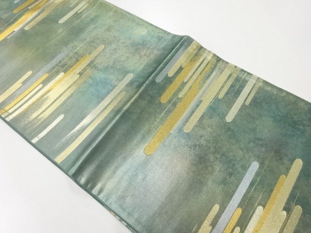 JAPANESE FUKURO OBI / WOVEN EGASUMI PATTERN